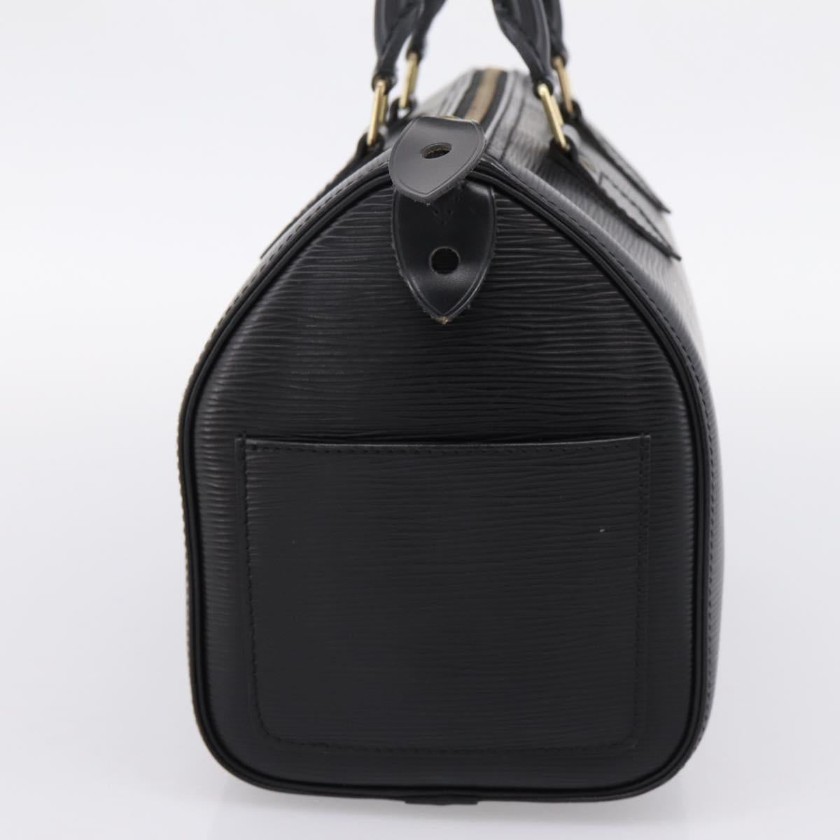 LOUIS VUITTON Epi Speedy 25 Hand Bag Black M59042 LV Auth 205171V