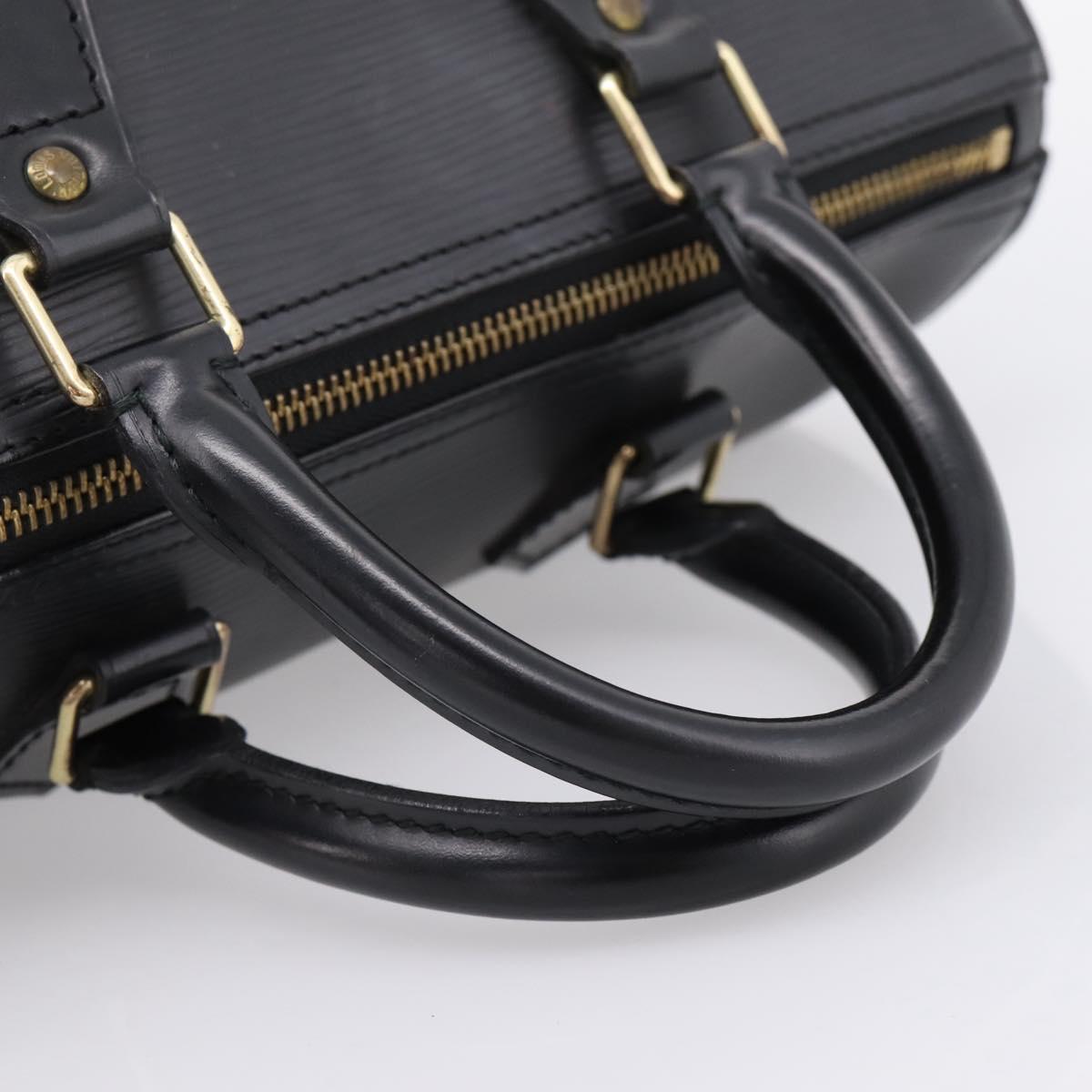 LOUIS VUITTON Epi Speedy 25 Hand Bag Black M59042 LV Auth 205171V