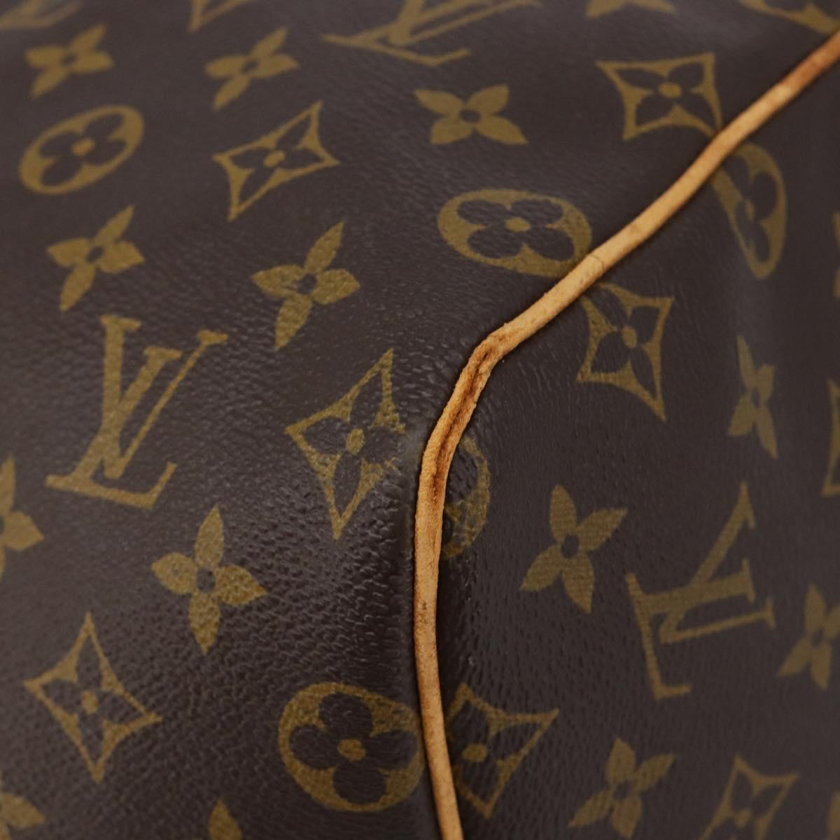 LOUIS VUITTON Monogram Keepall 55 Boston Bag M41424 LV Auth 205172