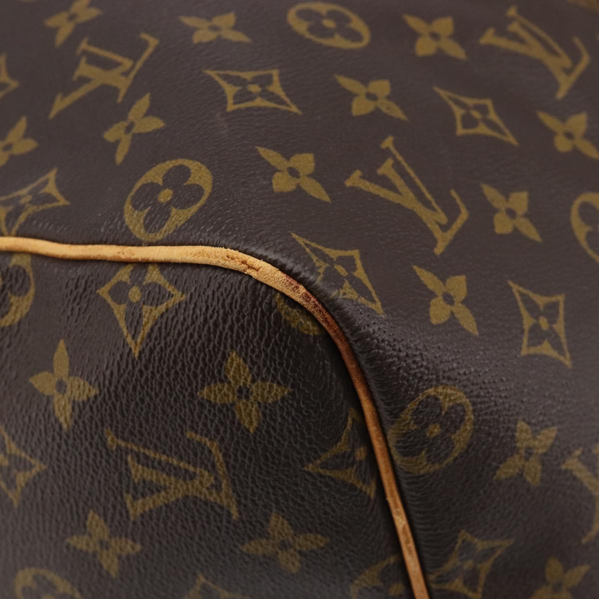 LOUIS VUITTON Monogram Keepall 55 Boston Bag M41424 LV Auth 205172