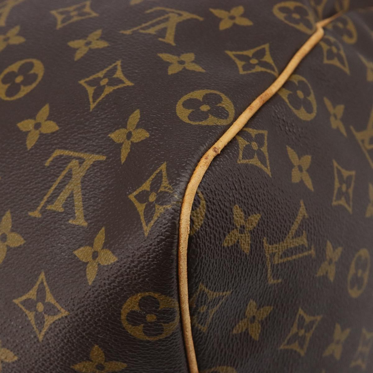 LOUIS VUITTON Monogram Keepall 55 Boston Bag M41424 LV Auth 205172