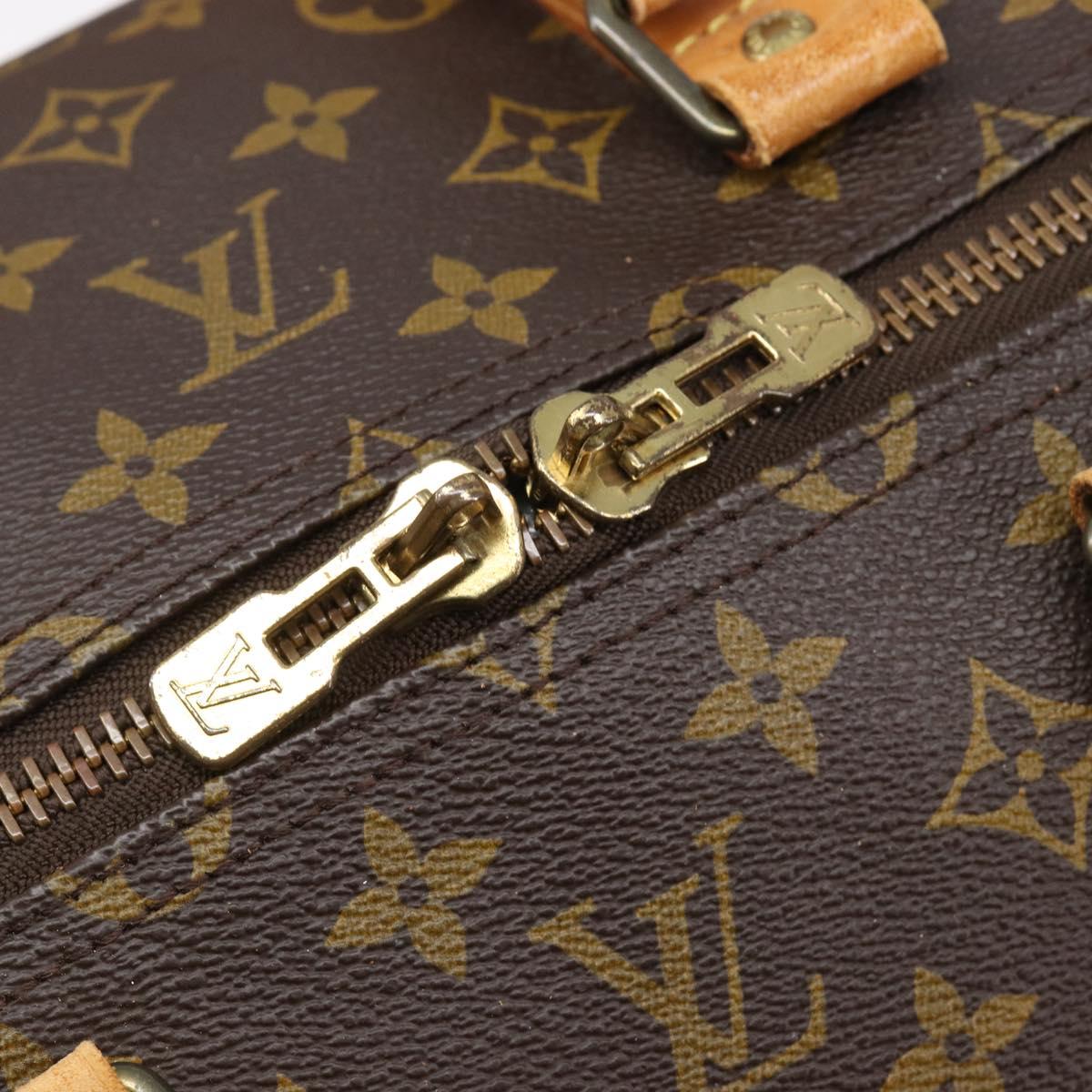 LOUIS VUITTON Monogram Keepall 55 Boston Bag M41424 LV Auth 205172