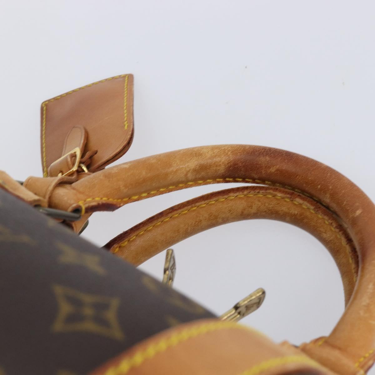 LOUIS VUITTON Monogram Keepall 55 Boston Bag M41424 LV Auth 205172