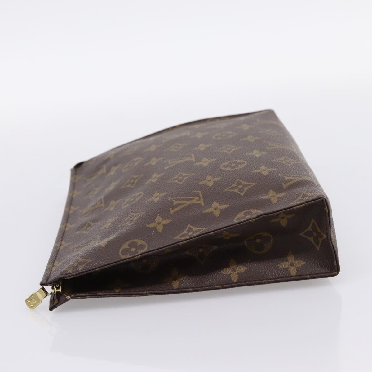 LOUIS VUITTON Monogram Poche Toilette 26 Pouch M47542 LV Auth 205180