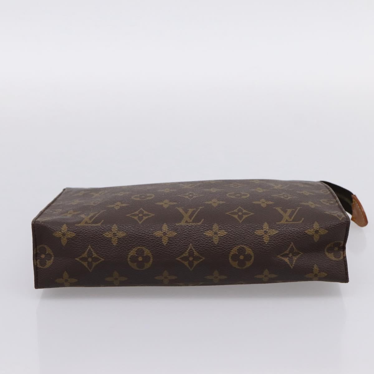 LOUIS VUITTON Monogram Poche Toilette 26 Pouch M47542 LV Auth 205180