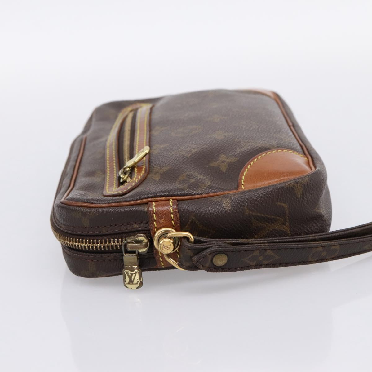 LOUIS VUITTON Monogram Marly Dragonne GM Clutch Bag M51825 LV Auth 205182A