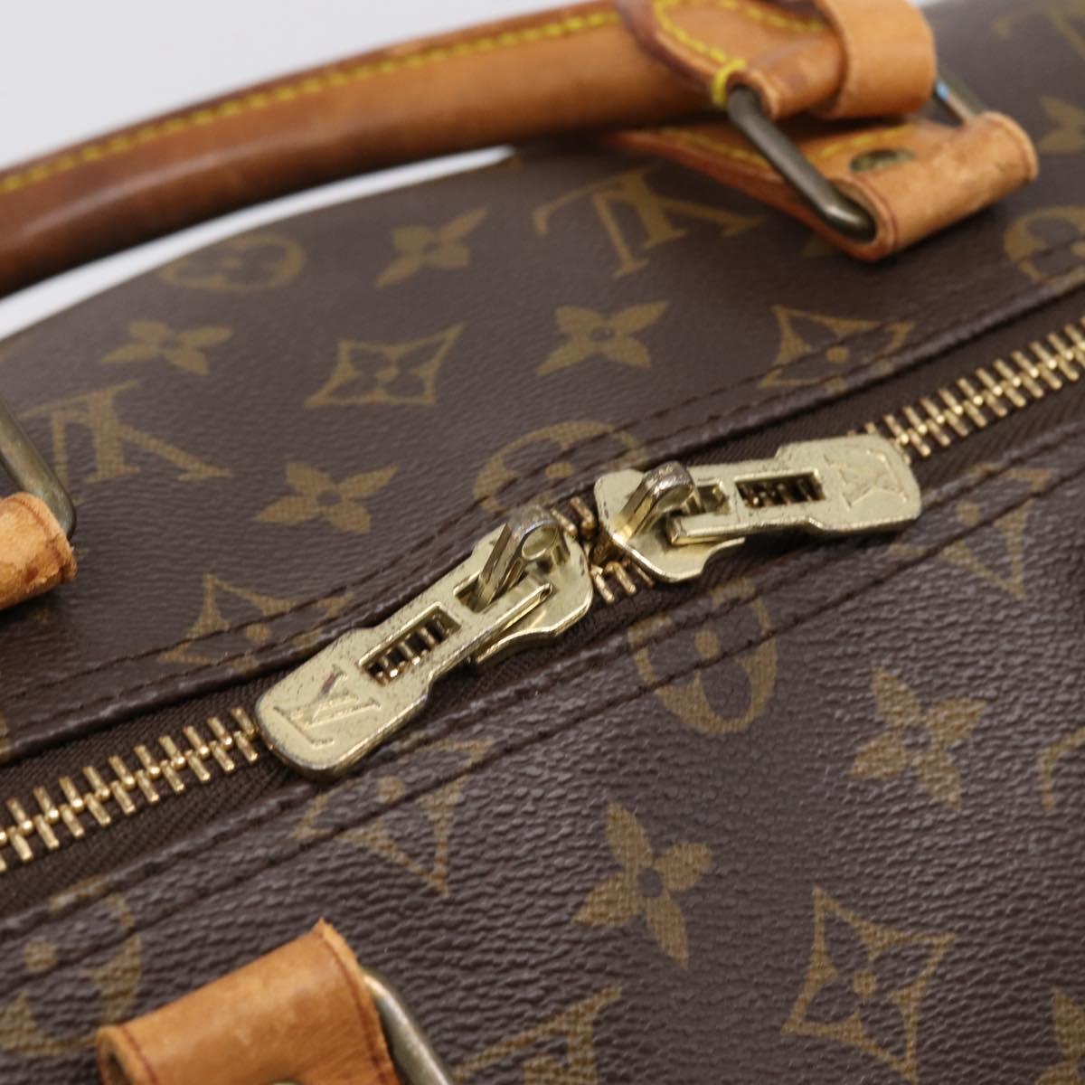 LOUIS VUITTON Monogram Keepall Bandouliere 50 Boston Bag M41416 LV Auth 205183
