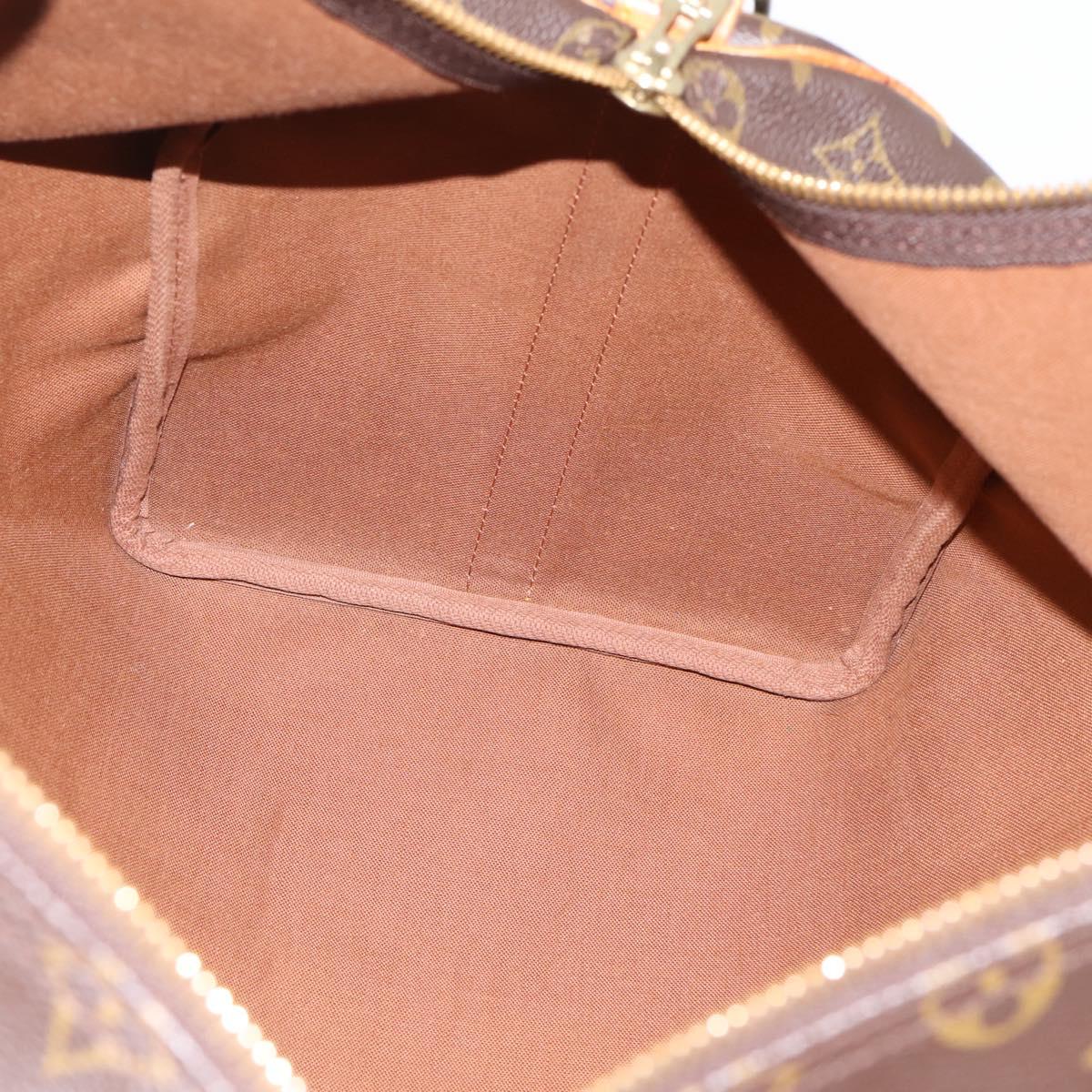 LOUIS VUITTON Monogram Keepall Bandouliere 50 Boston Bag M41416 LV Auth 205183