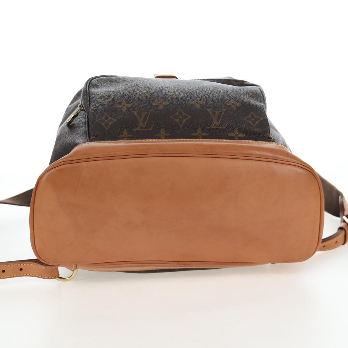 LOUIS VUITTON Monogram Montsouris GM Backpack M51135 LV Auth 205184V