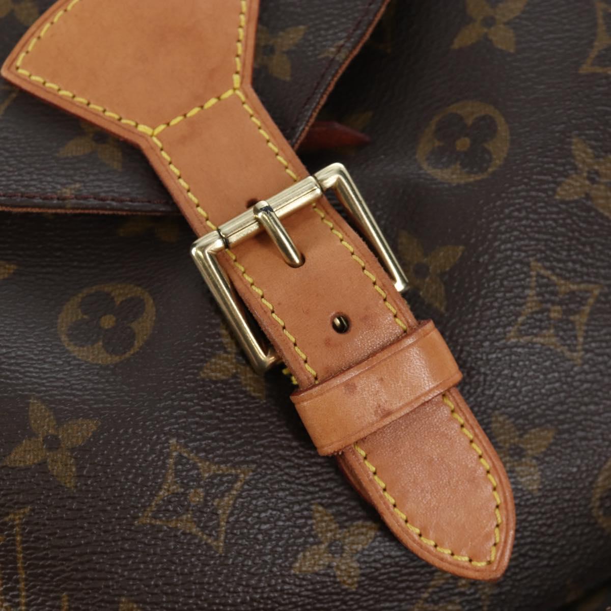 LOUIS VUITTON Monogram Montsouris GM Backpack M51135 LV Auth 205184V