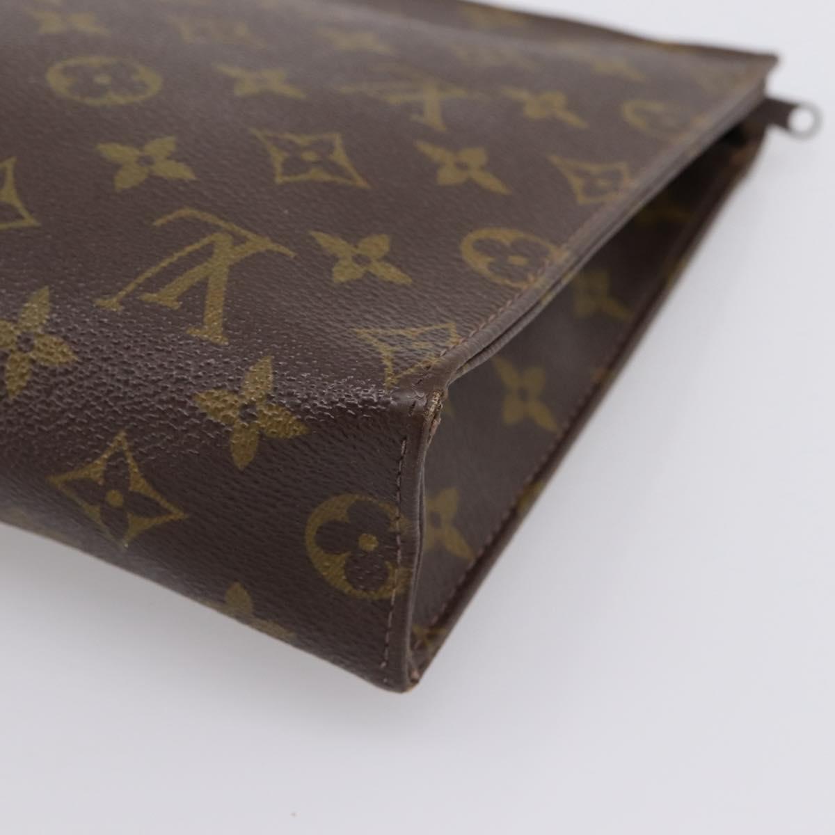 LOUIS VUITTON Monogram Poche Toilette 26 Pouch M47542 LV Auth 205185