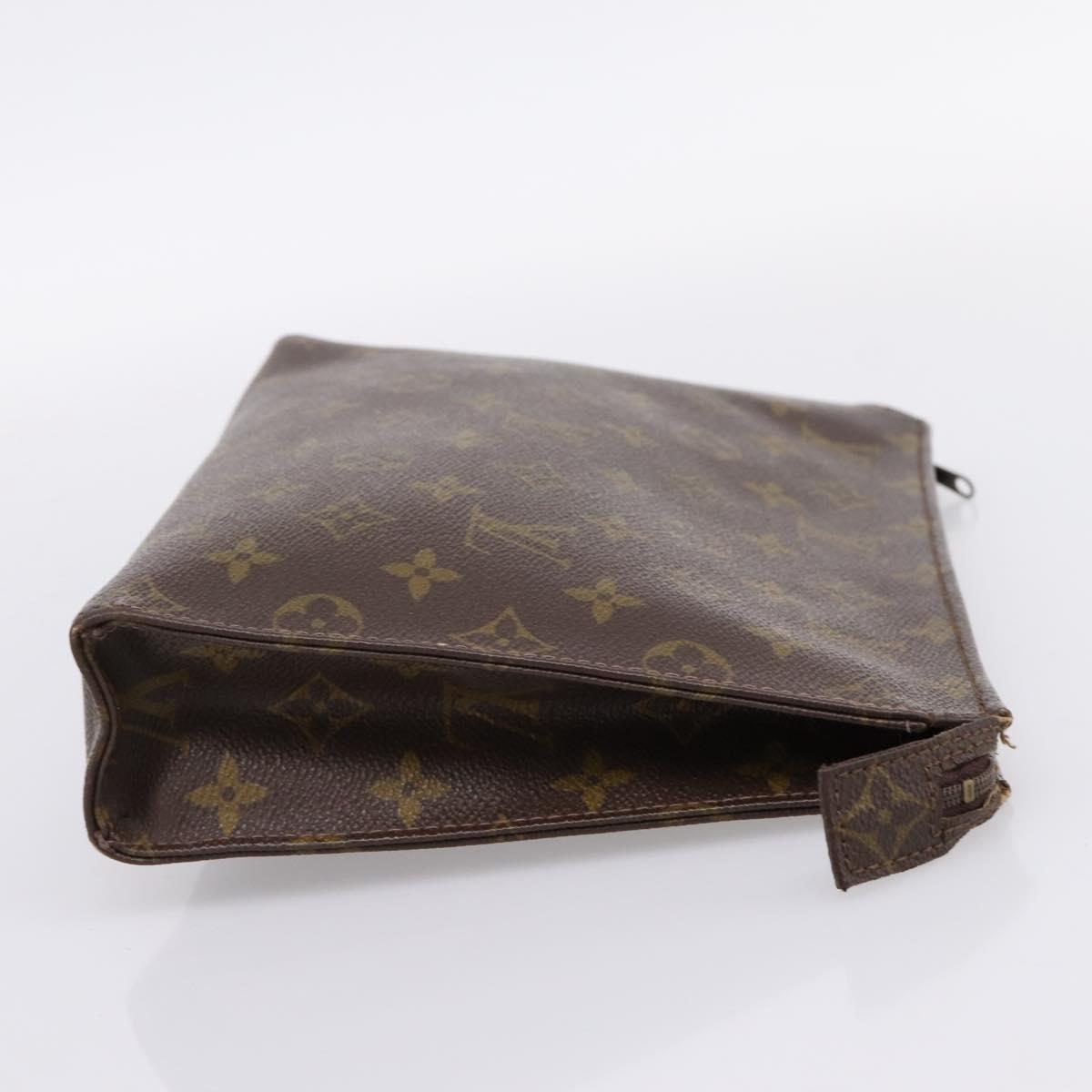 LOUIS VUITTON Monogram Poche Toilette 26 Pouch M47542 LV Auth 205185