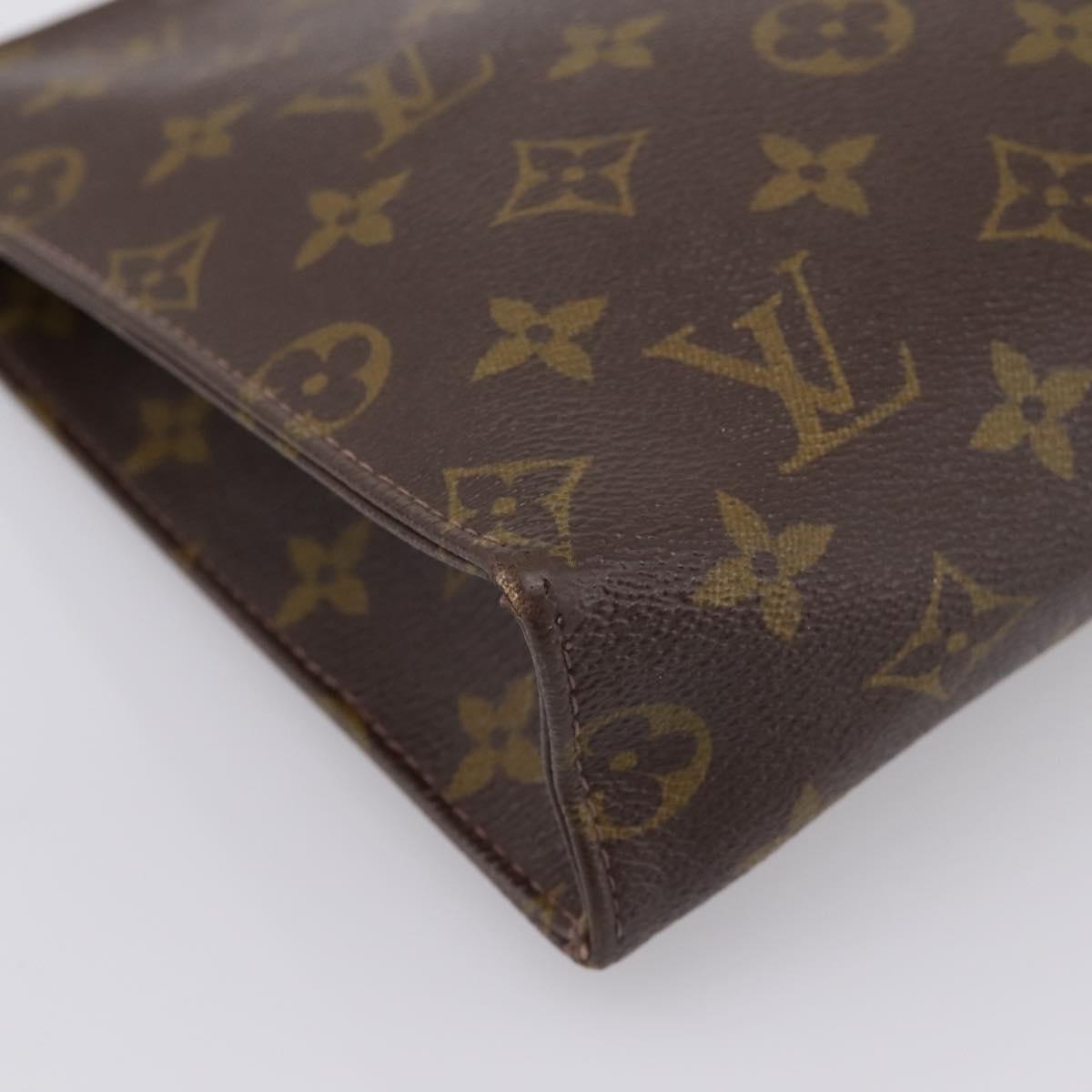 LOUIS VUITTON Monogram Poche Toilette 26 Pouch M47542 LV Auth 205185