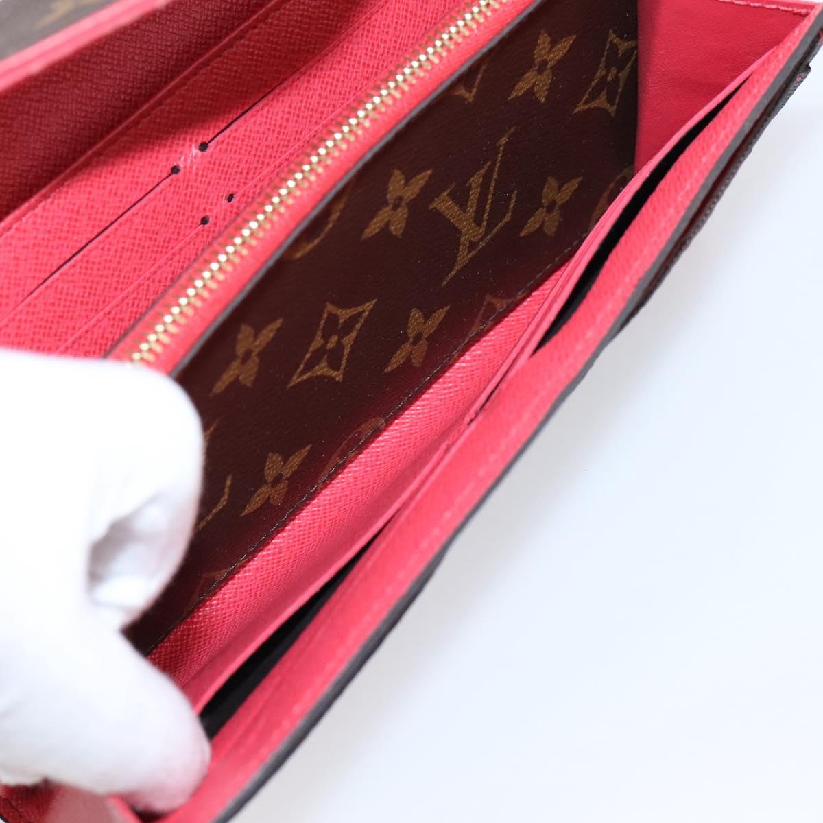 LOUIS VUITTON Monogram Portefeiulle Sarah Retiro Poppy Petal M41951 Auth 205201M