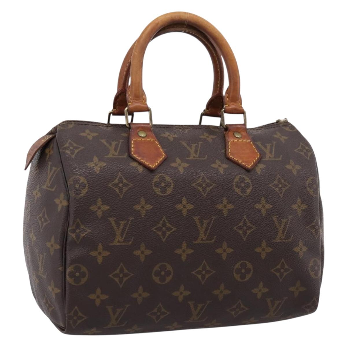 LOUIS VUITTON Monogram Speedy 25 Hand Bag M41528 LV Auth 205208