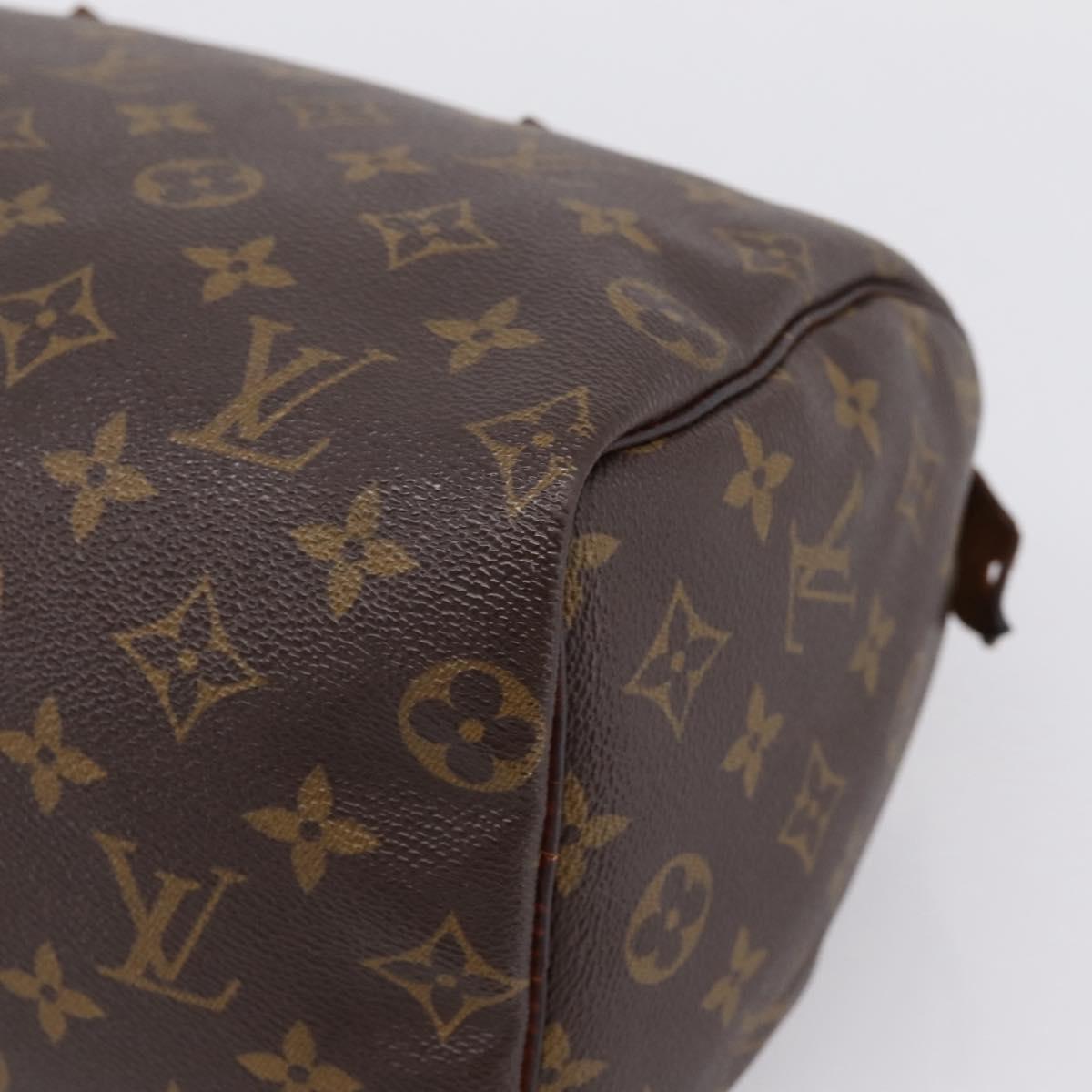 LOUIS VUITTON Monogram Speedy 25 Hand Bag M41528 LV Auth 205208