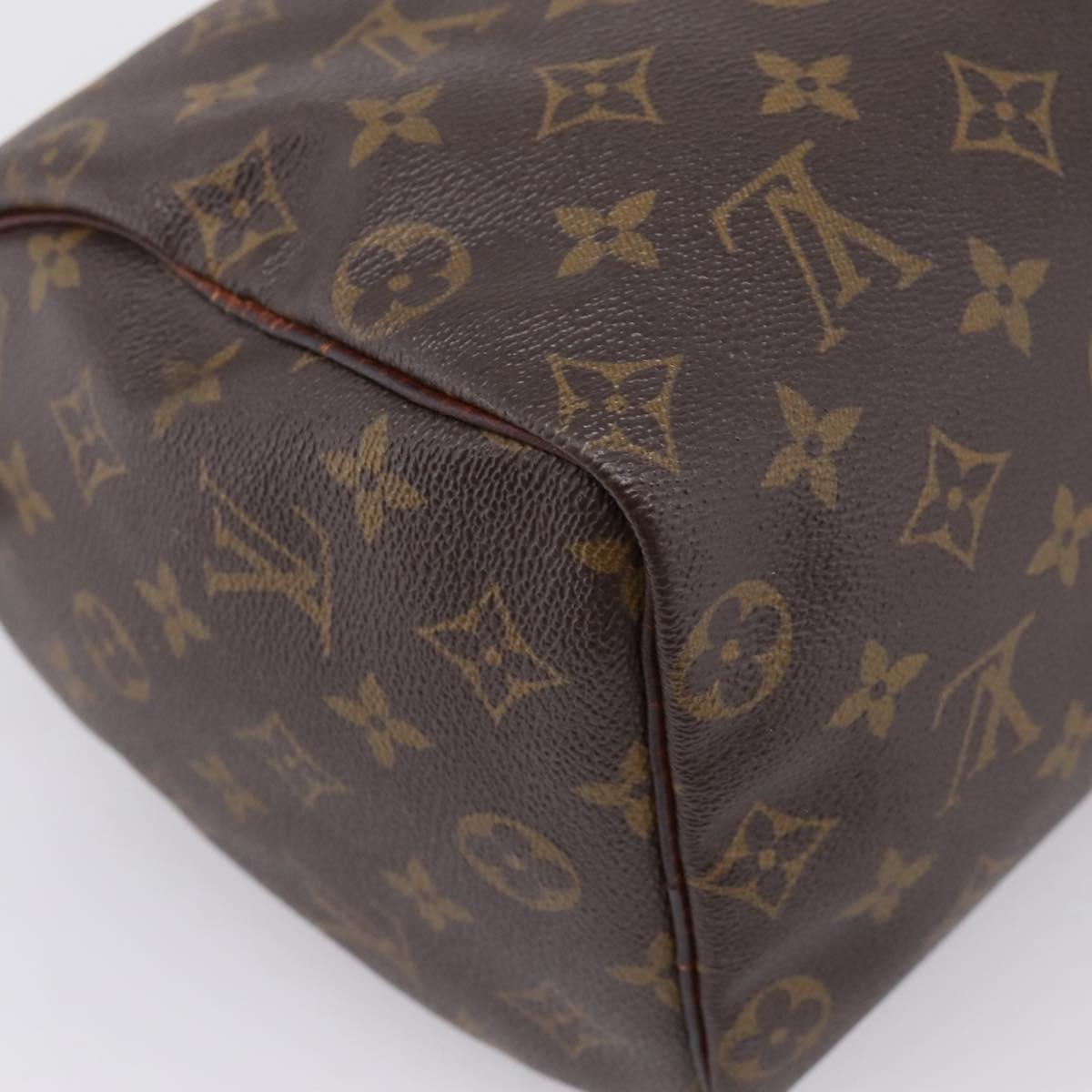 LOUIS VUITTON Monogram Speedy 25 Hand Bag M41528 LV Auth 205208