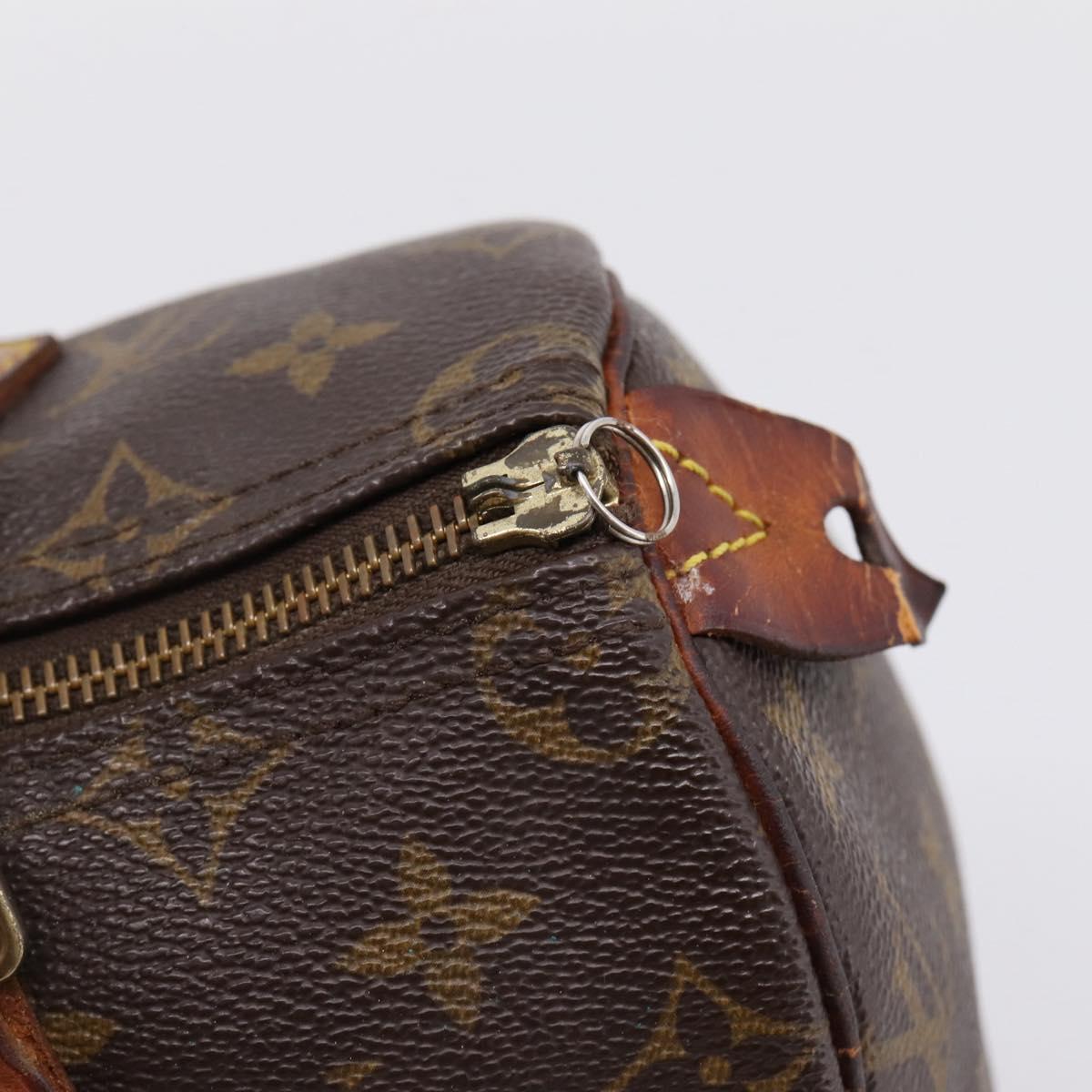 LOUIS VUITTON Monogram Speedy 25 Hand Bag M41528 LV Auth 205208