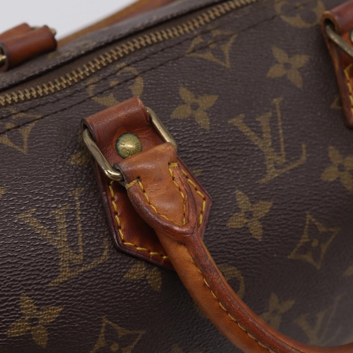 LOUIS VUITTON Monogram Speedy 25 Hand Bag M41528 LV Auth 205208