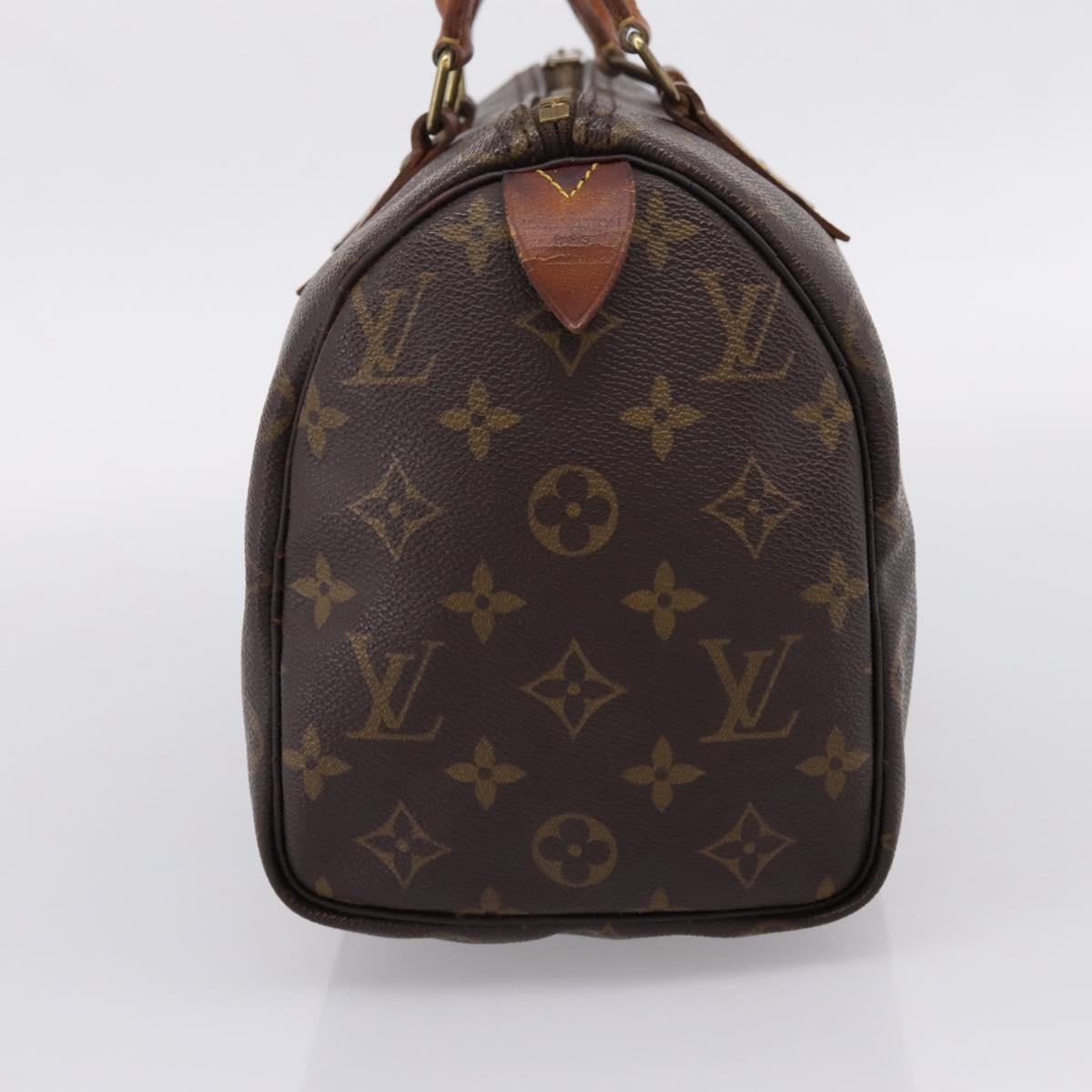 LOUIS VUITTON Monogram Speedy 25 Hand Bag M41528 LV Auth 205208