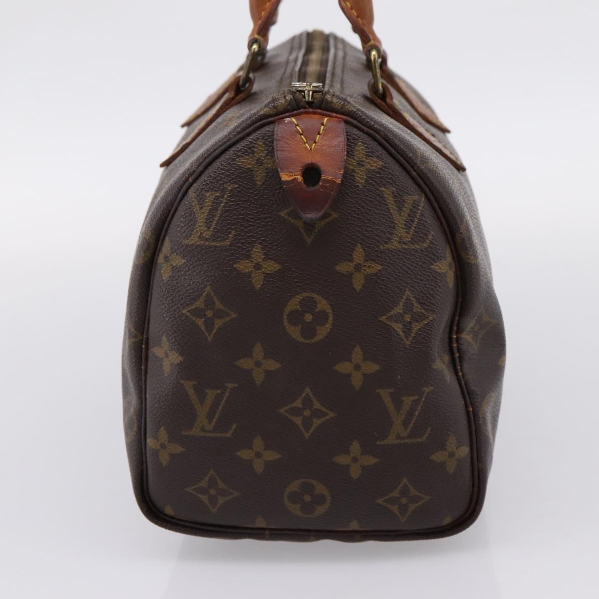LOUIS VUITTON Monogram Speedy 25 Hand Bag M41528 LV Auth 205208