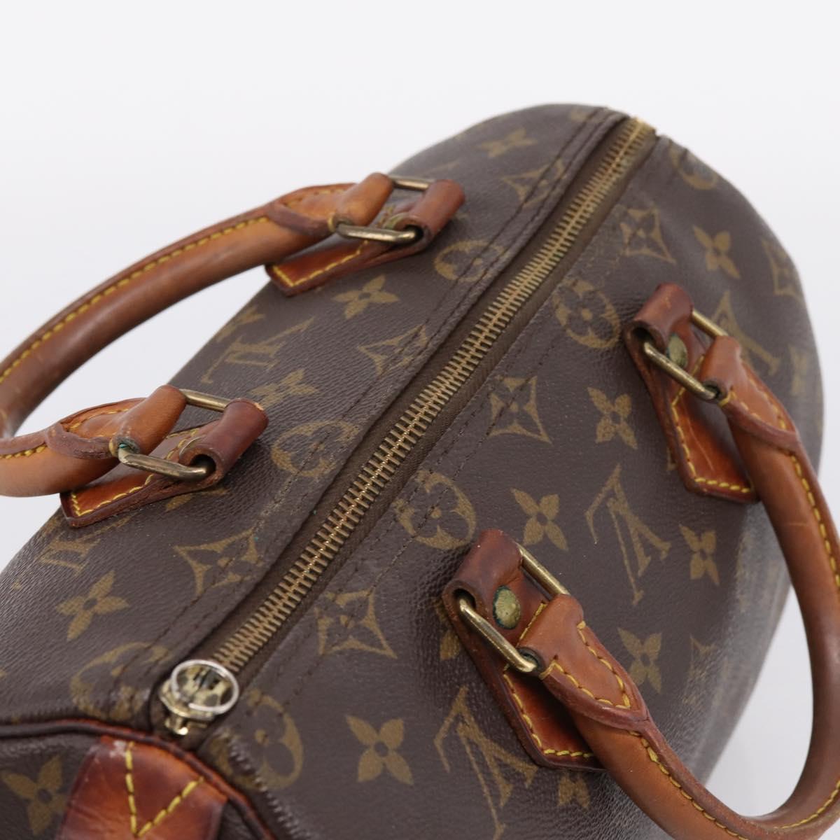 LOUIS VUITTON Monogram Speedy 25 Hand Bag M41528 LV Auth 205208