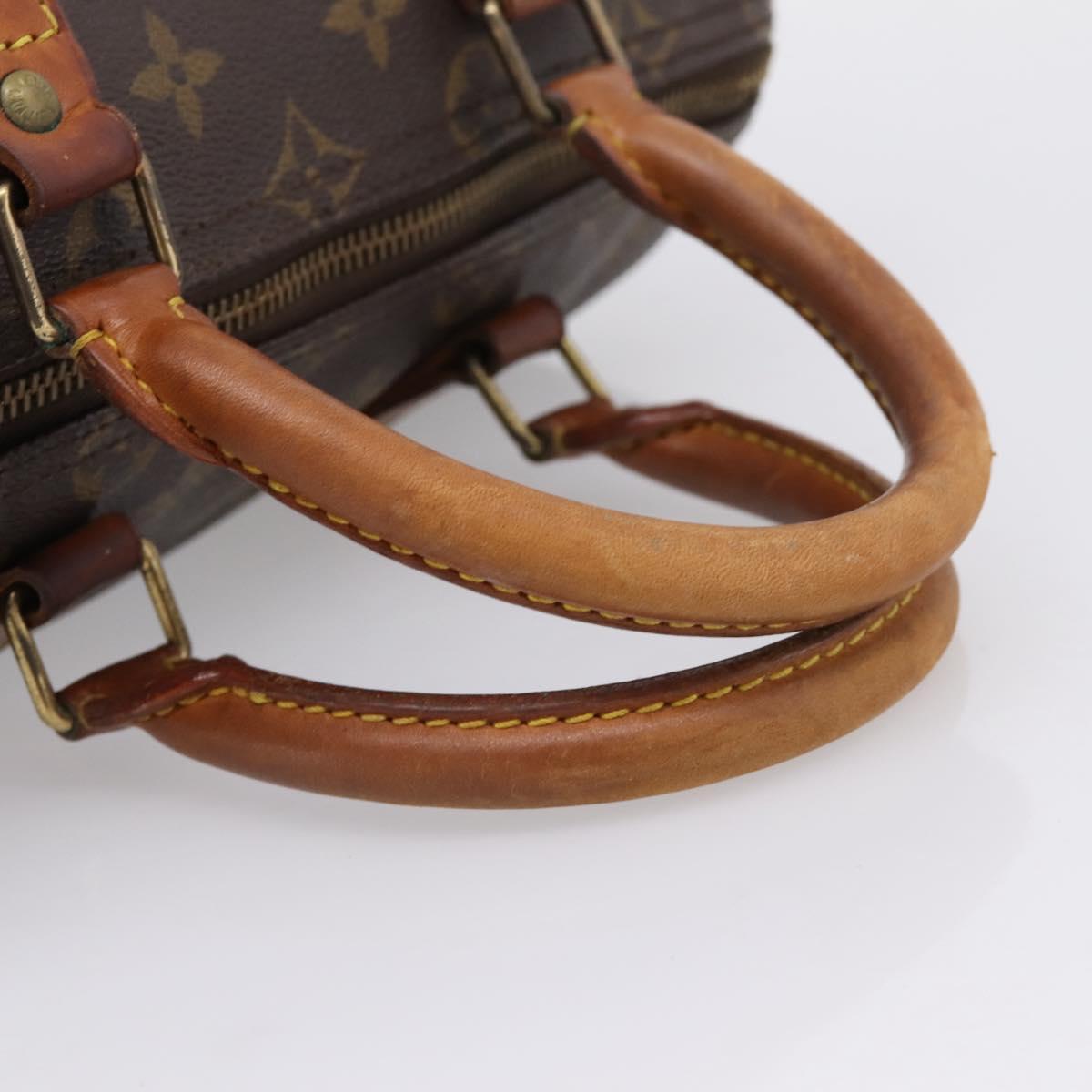 LOUIS VUITTON Monogram Speedy 25 Hand Bag M41528 LV Auth 205208