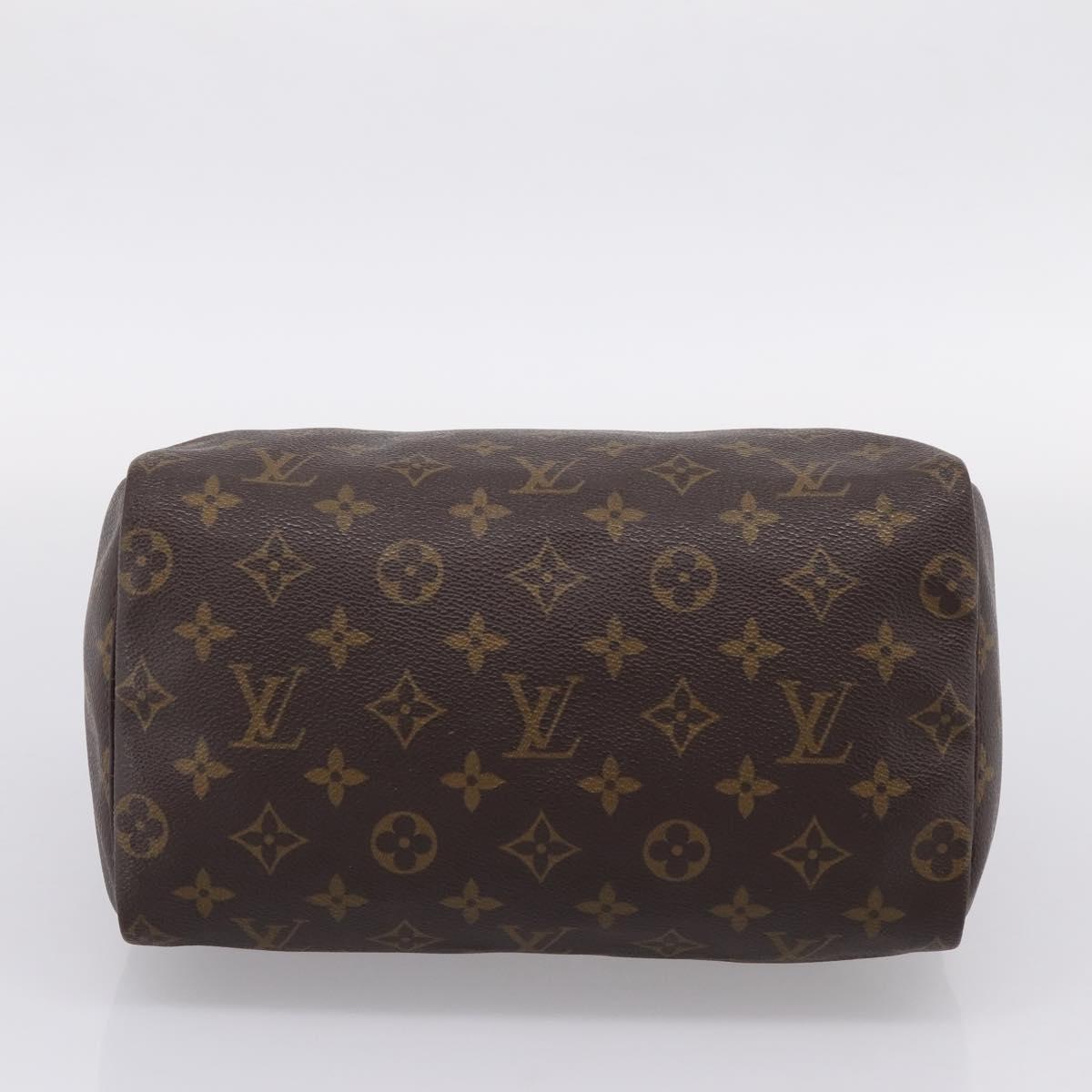 LOUIS VUITTON Monogram Speedy 25 Hand Bag M41528 LV Auth 205208