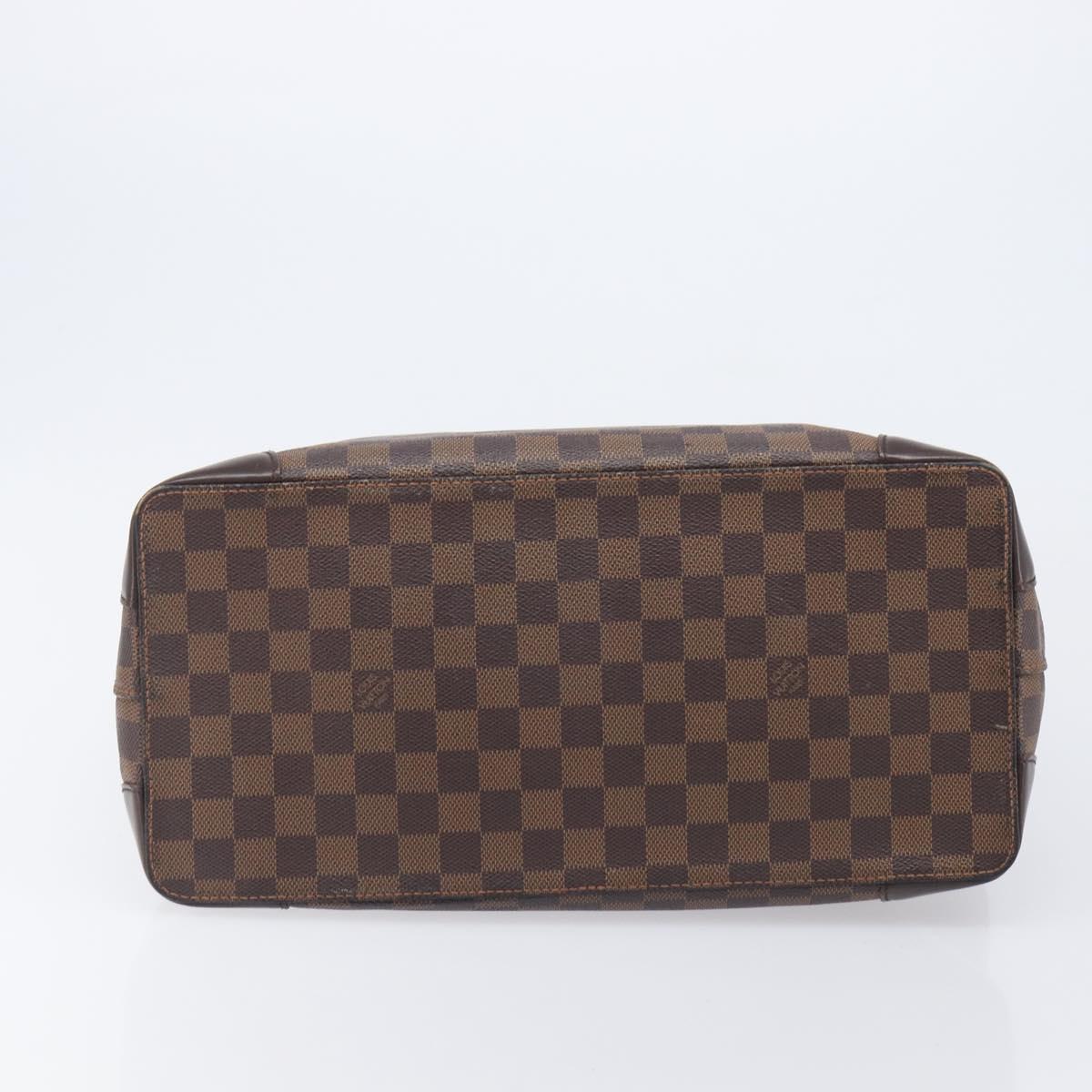 LOUIS VUITTON Damier Ebene Hampstead MM Tote Bag N51204 LV Auth 205214
