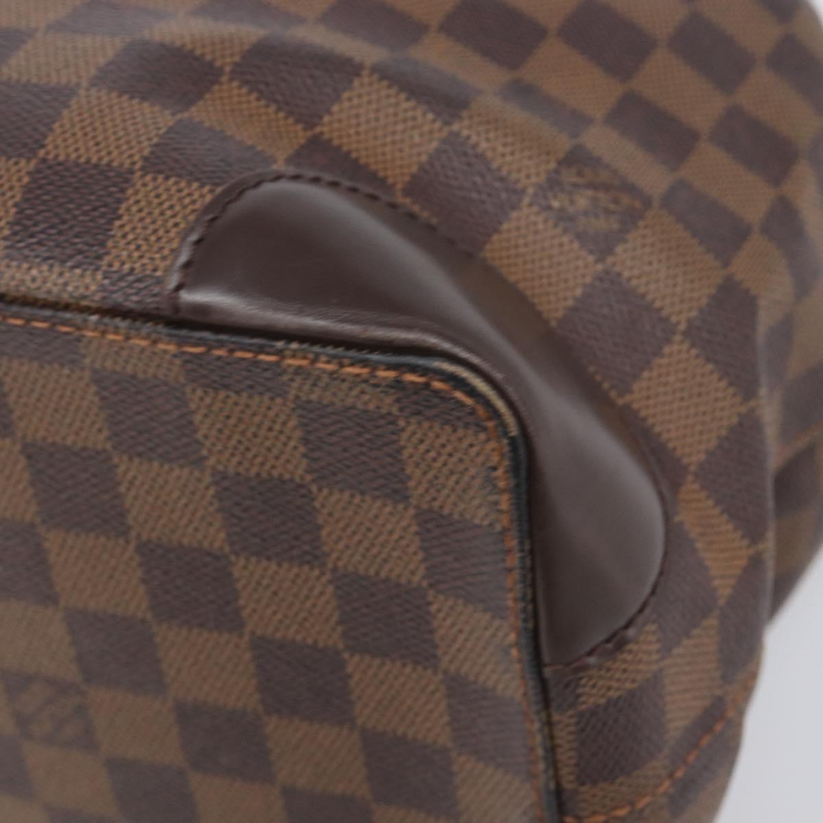 LOUIS VUITTON Damier Ebene Hampstead MM Tote Bag N51204 LV Auth 205214