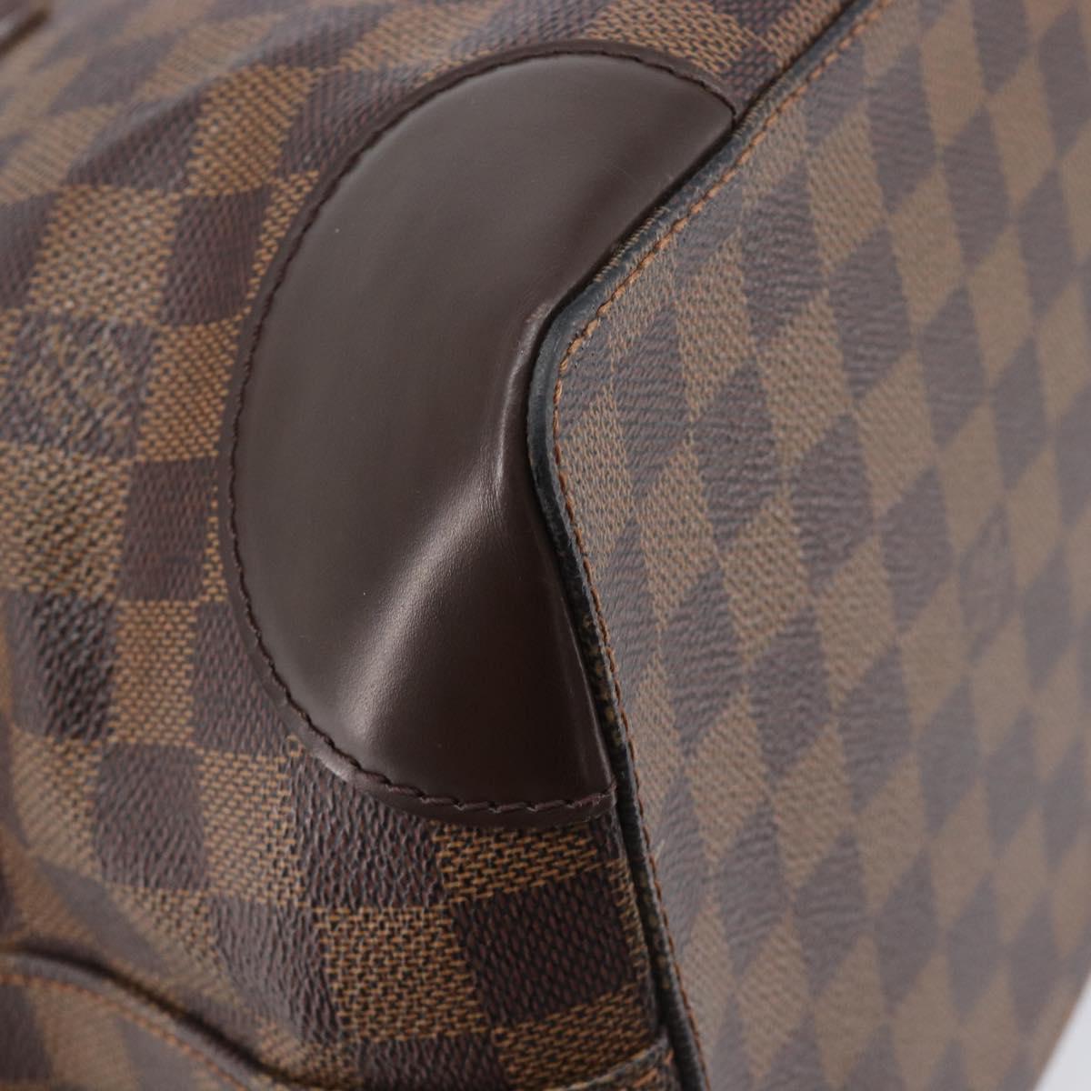 LOUIS VUITTON Damier Ebene Hampstead MM Tote Bag N51204 LV Auth 205214