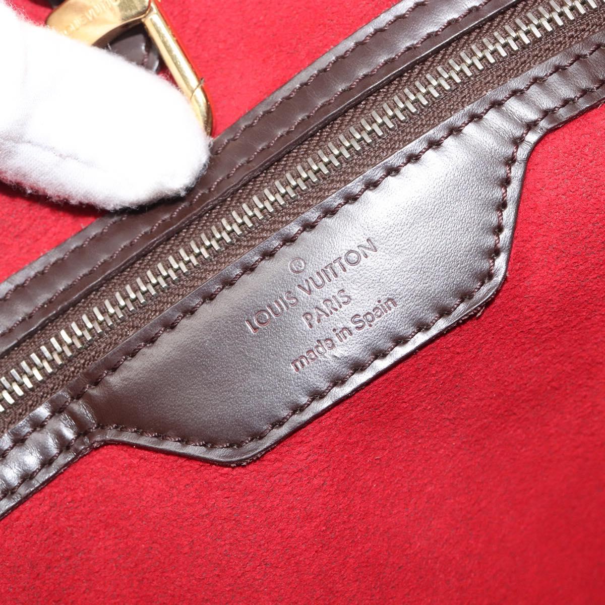 LOUIS VUITTON Damier Ebene Hampstead MM Tote Bag N51204 LV Auth 205214