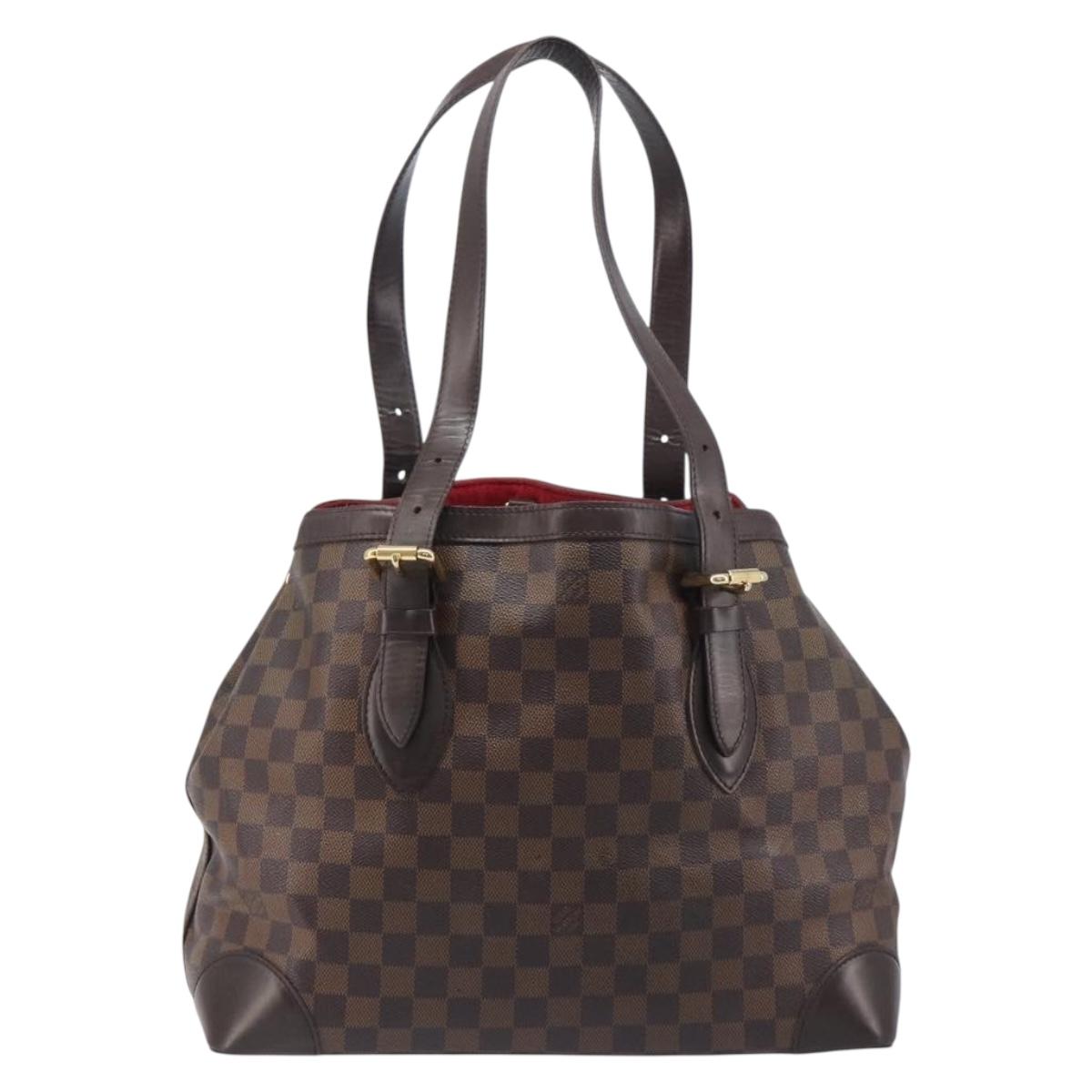 LOUIS VUITTON Damier Ebene Hampstead MM Tote Bag N51204 LV Auth 205214
