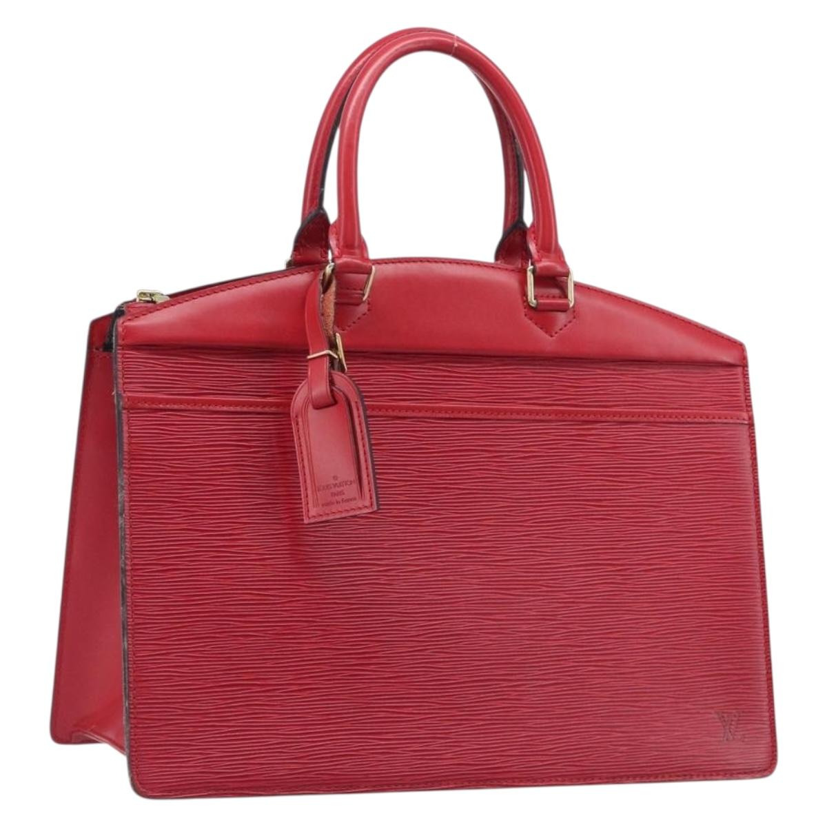 LOUIS VUITTON Epi Riviera Hand Bag Red M48187 LV Auth 205218