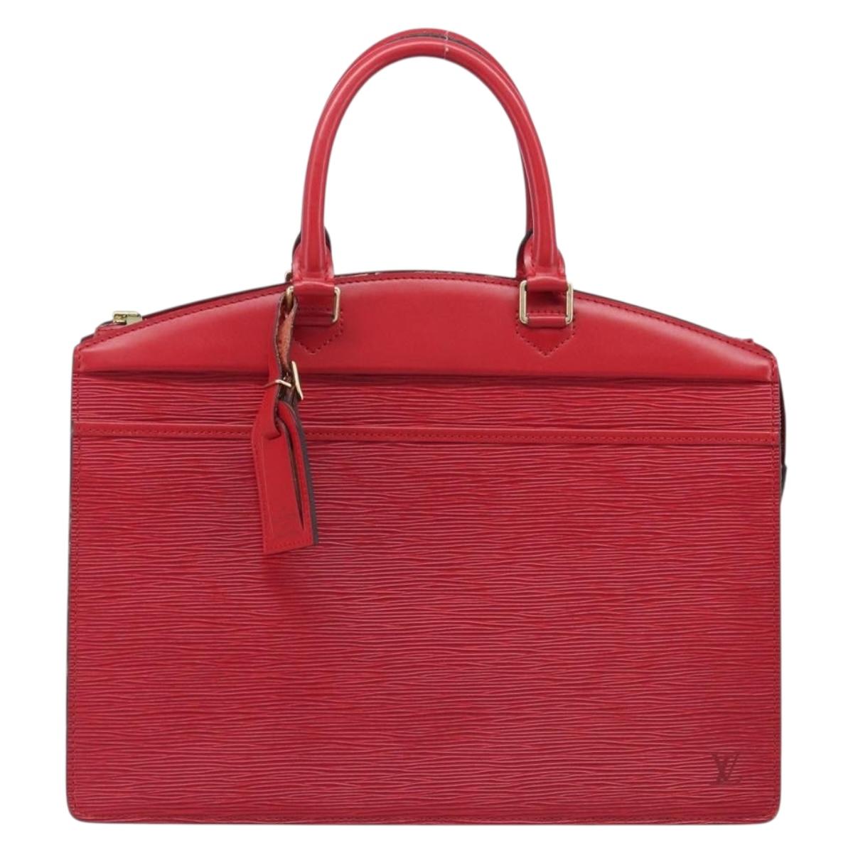 LOUIS VUITTON Epi Riviera Hand Bag Red M48187 LV Auth 205218