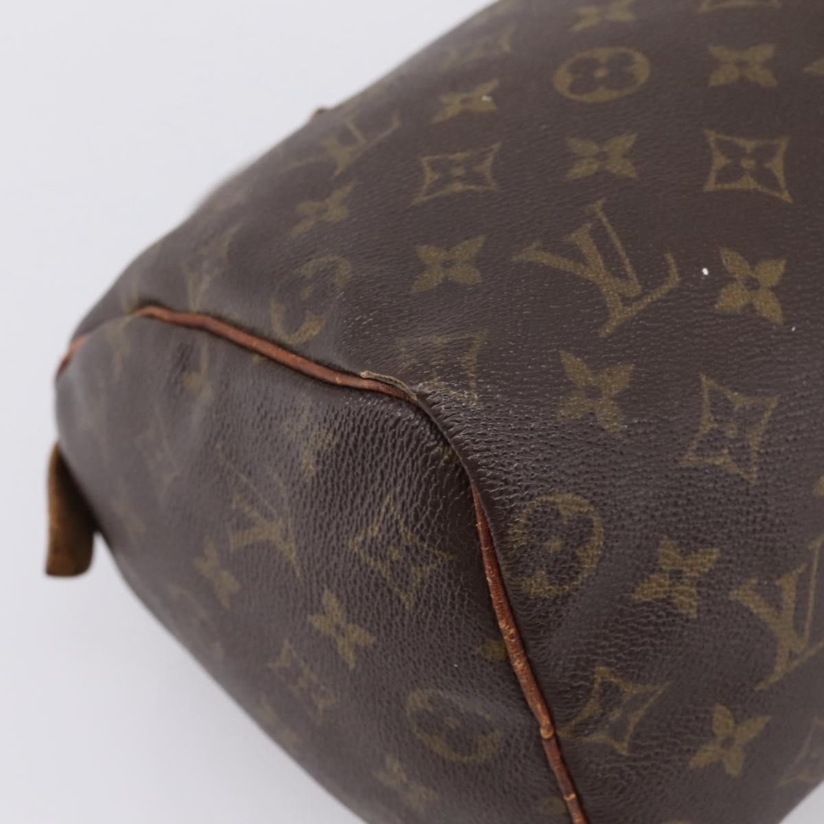 LOUIS VUITTON Monogram Speedy 25 Hand Bag M41528 LV Auth 205221