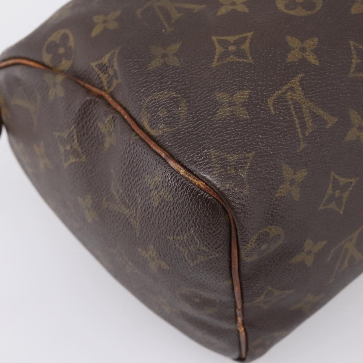 LOUIS VUITTON Monogram Speedy 25 Hand Bag M41528 LV Auth 205221
