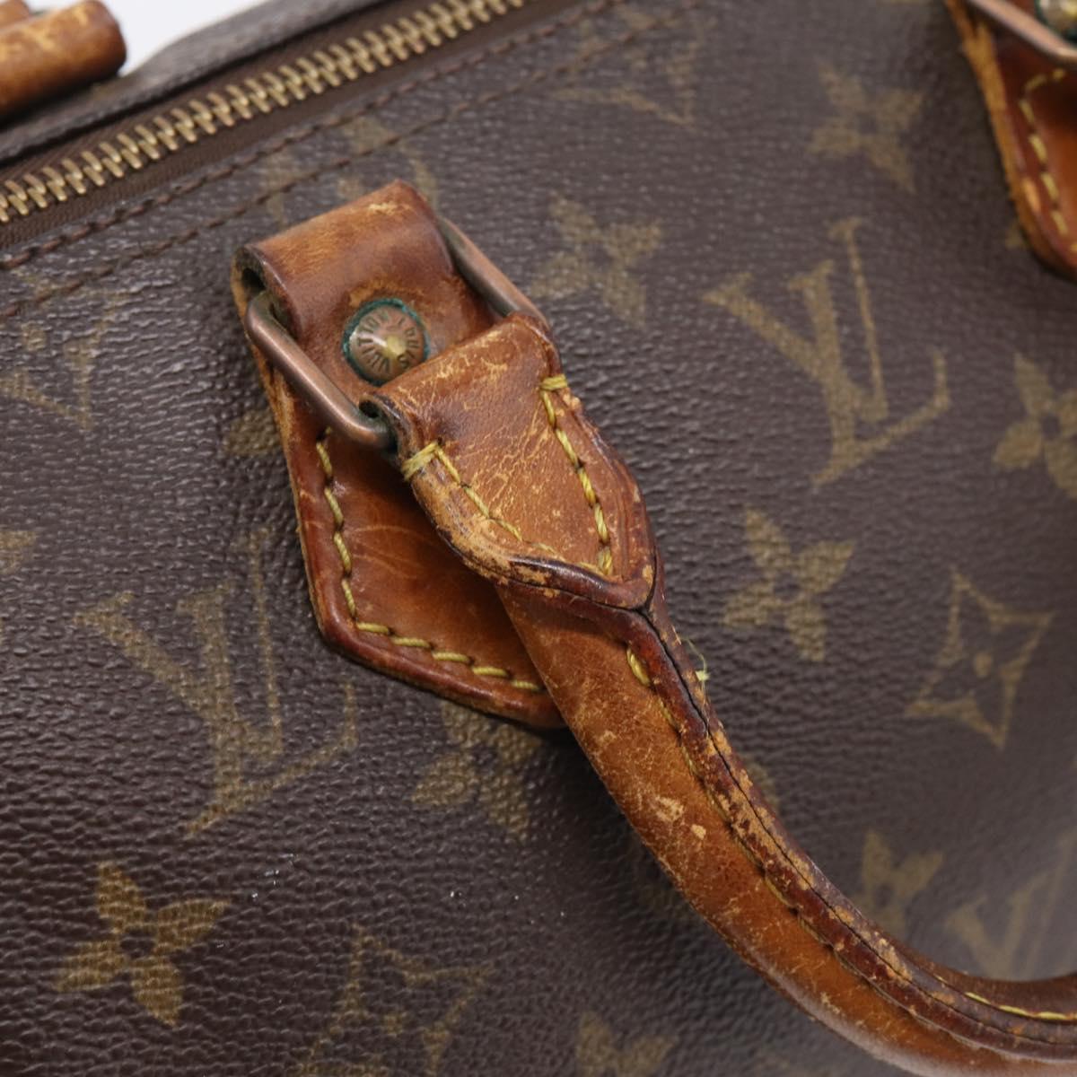 LOUIS VUITTON Monogram Speedy 25 Hand Bag M41528 LV Auth 205221