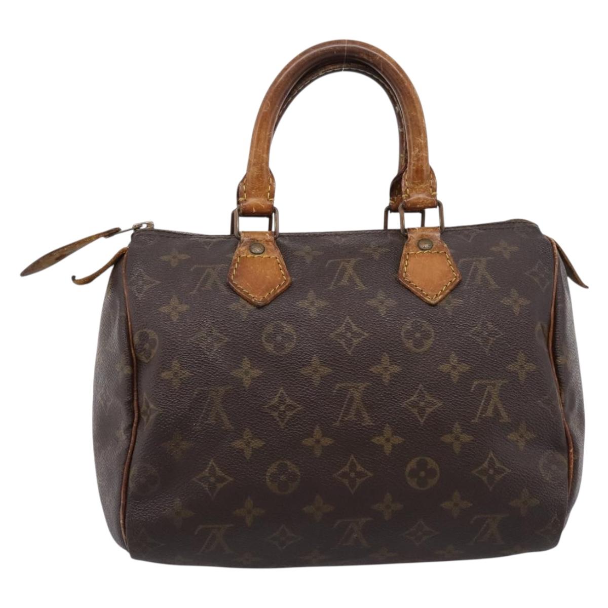 LOUIS VUITTON Monogram Speedy 25 Hand Bag M41528 LV Auth 205221