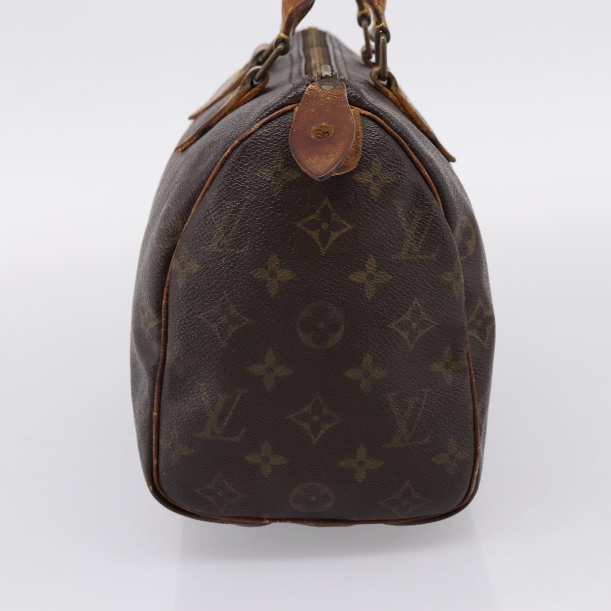 LOUIS VUITTON Monogram Speedy 25 Hand Bag M41528 LV Auth 205221