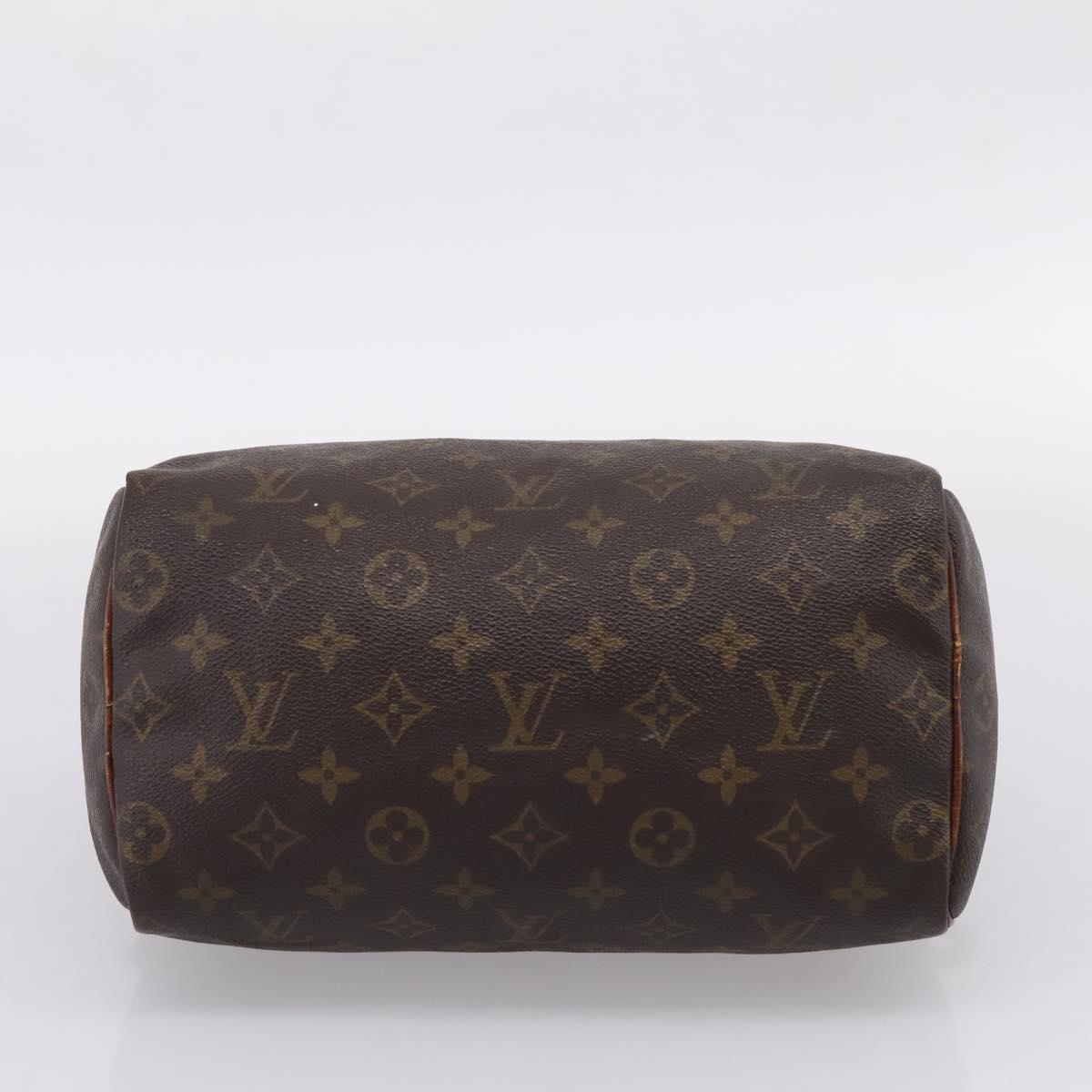 LOUIS VUITTON Monogram Speedy 25 Hand Bag M41528 LV Auth 205221