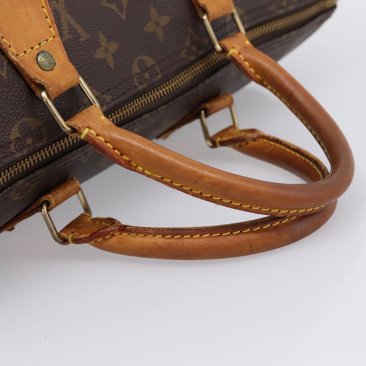 LOUIS VUITTON Monogram Speedy 35 Hand Bag M41524 LV Auth 205222