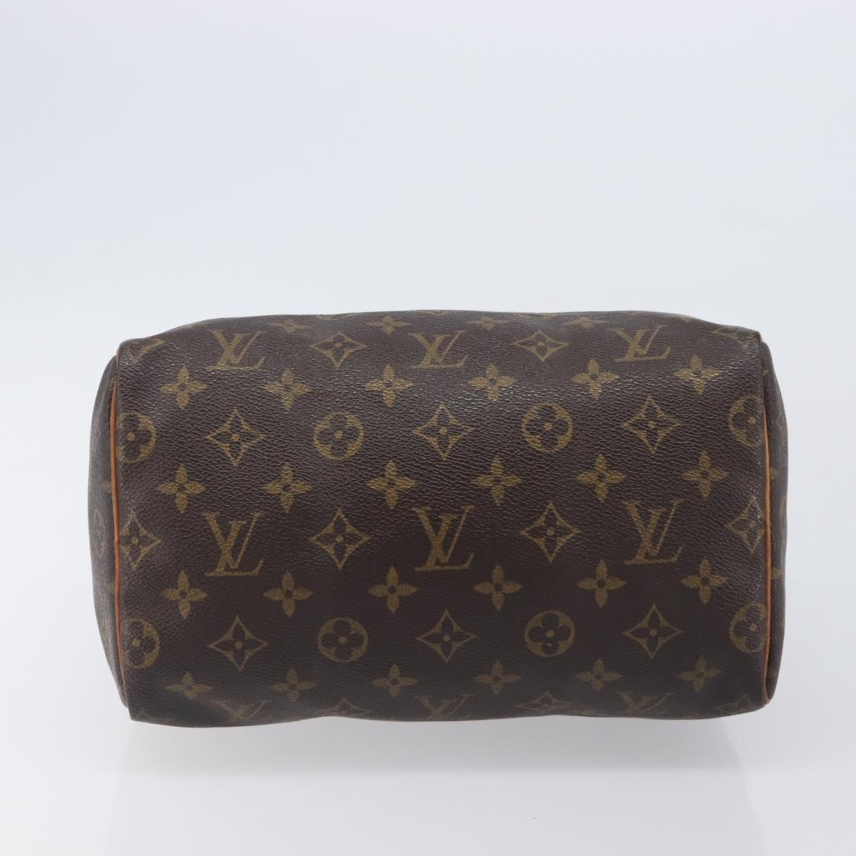 LOUIS VUITTON Monogram Speedy 25 Hand Bag M41528 LV Auth 205225