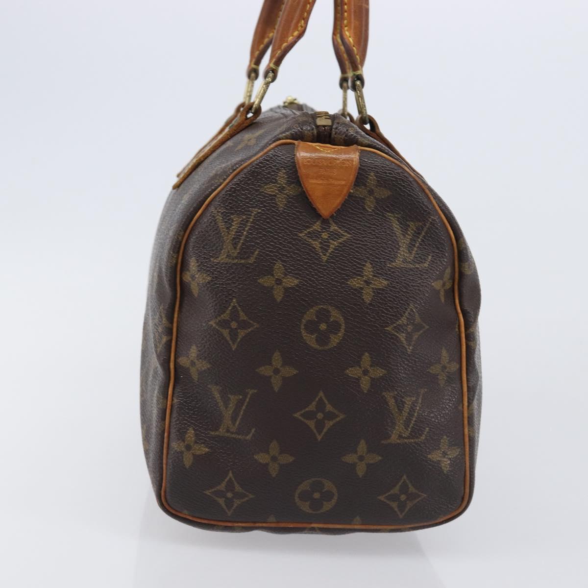 LOUIS VUITTON Monogram Speedy 25 Hand Bag M41528 LV Auth 205225
