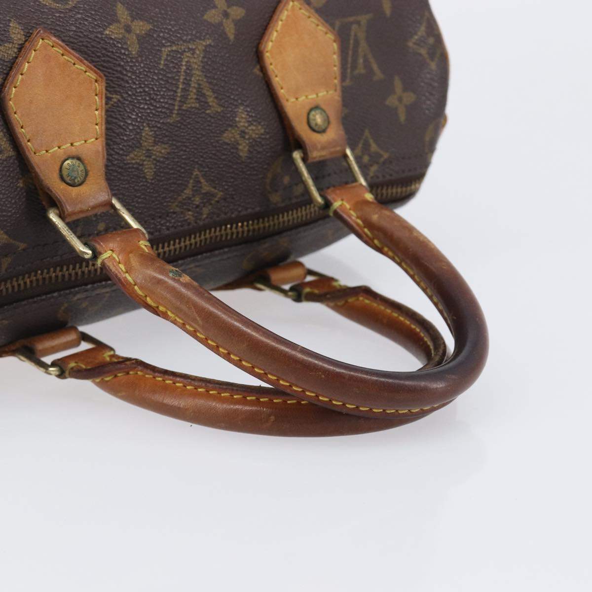 LOUIS VUITTON Monogram Speedy 25 Hand Bag M41528 LV Auth 205225