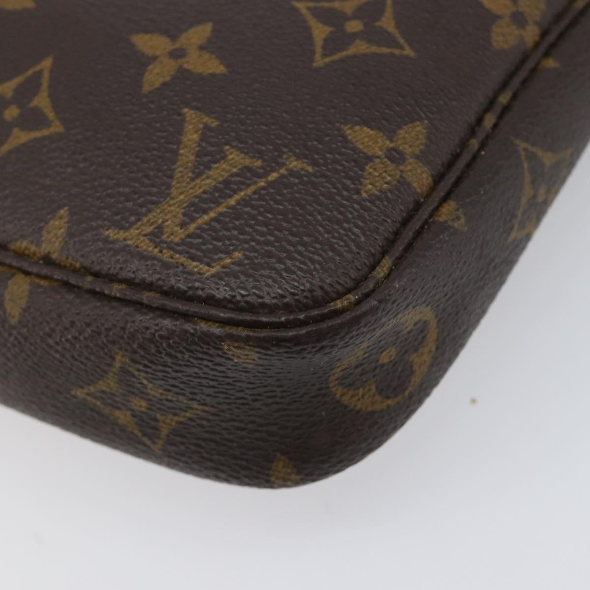 LOUIS VUITTON Monogram Pochette Accessoires Pouch M51980 LV Auth 205230