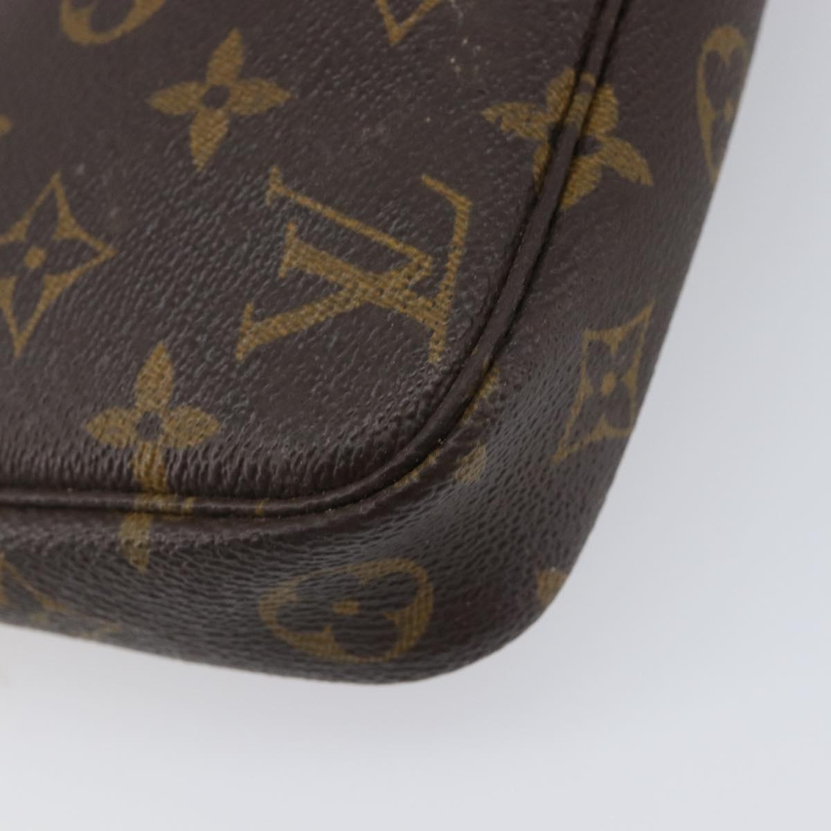 LOUIS VUITTON Monogram Pochette Accessoires Pouch M51980 LV Auth 205230