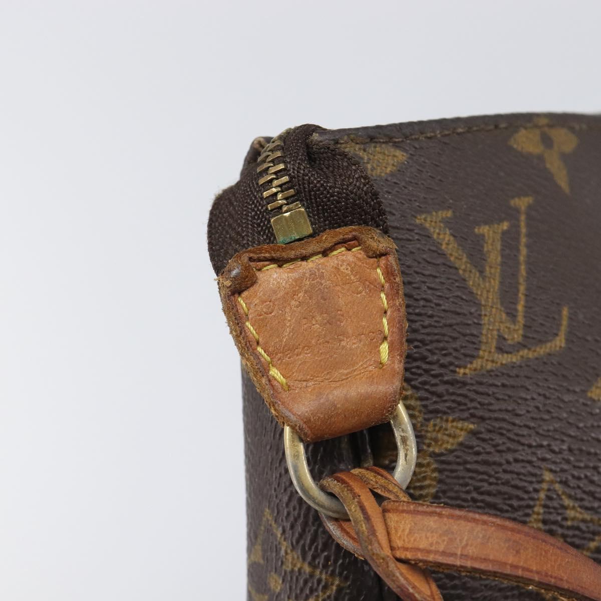 LOUIS VUITTON Monogram Pochette Accessoires Pouch M51980 LV Auth 205230