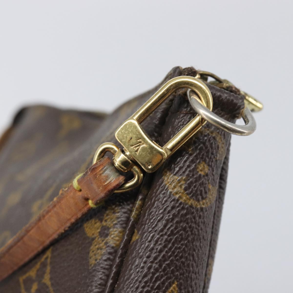 LOUIS VUITTON Monogram Pochette Accessoires Pouch M51980 LV Auth 205230