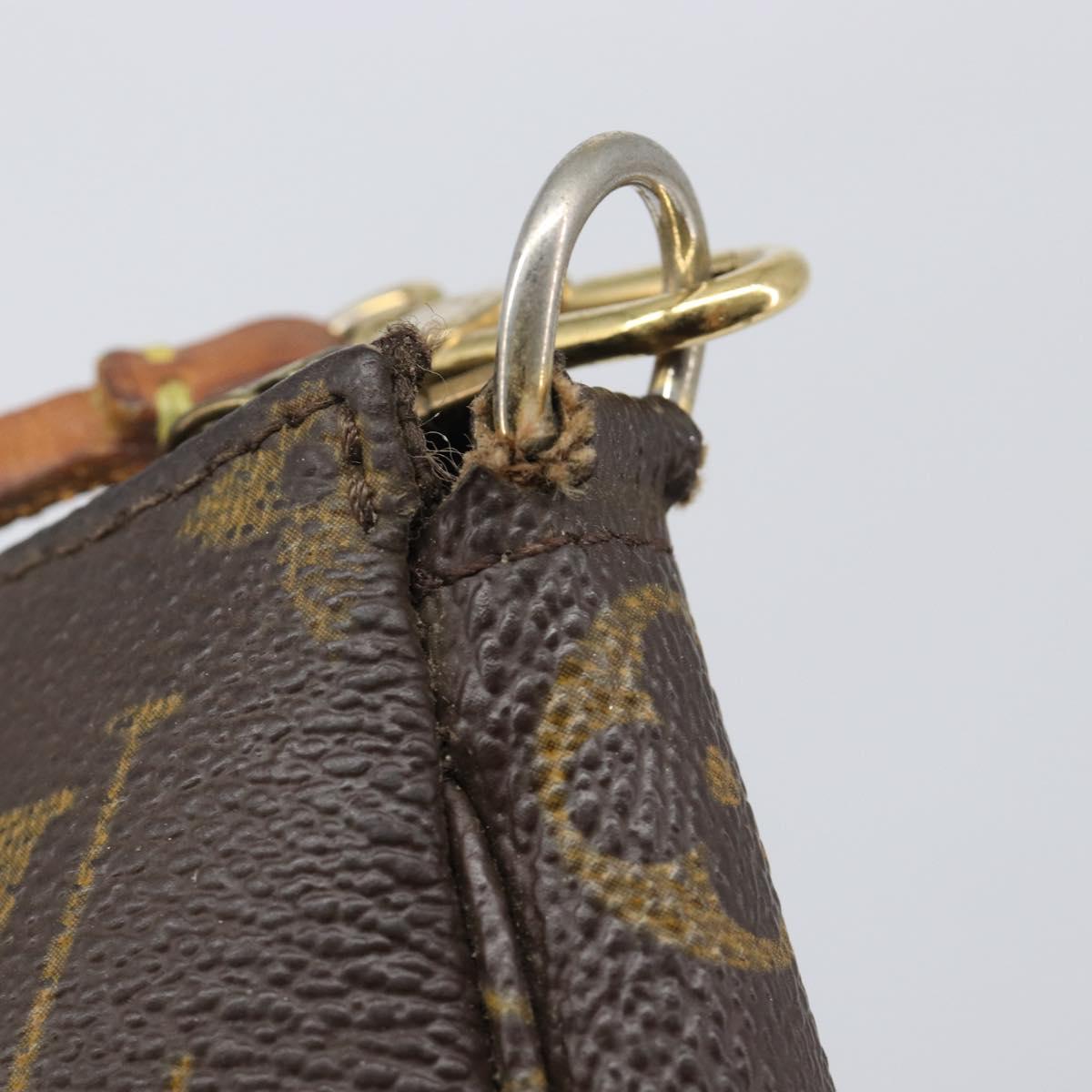 LOUIS VUITTON Monogram Pochette Accessoires Pouch M51980 LV Auth 205230